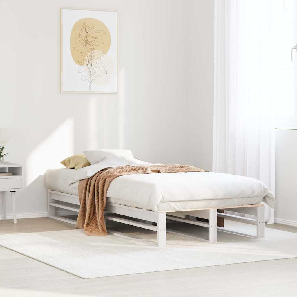 Bed Frame Without Mattress Solid Wood Pine