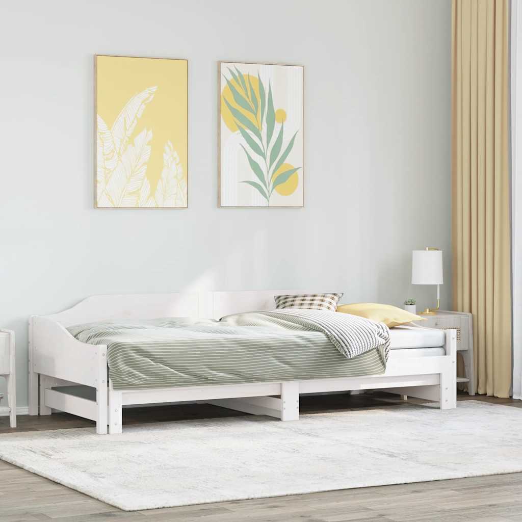 Daybed With Trundle Without Mattress Solid Wood