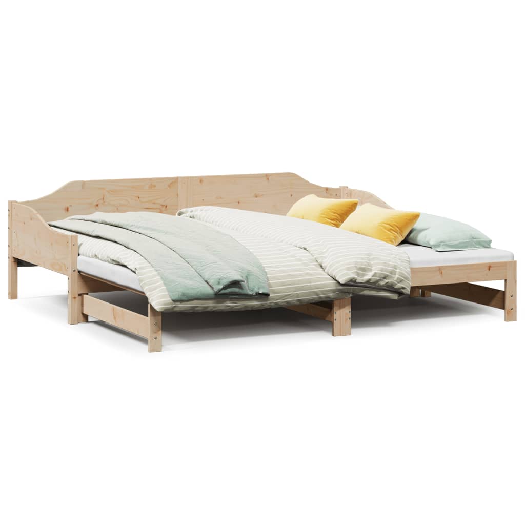 Daybed With Trundle Without Mattress Solid Wood