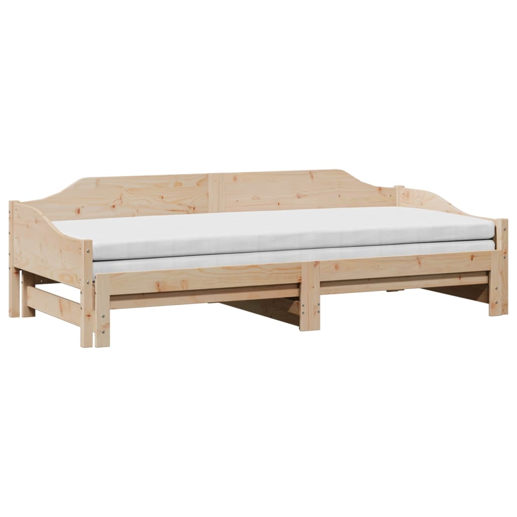 Daybed With Trundle Without Mattress Solid Wood