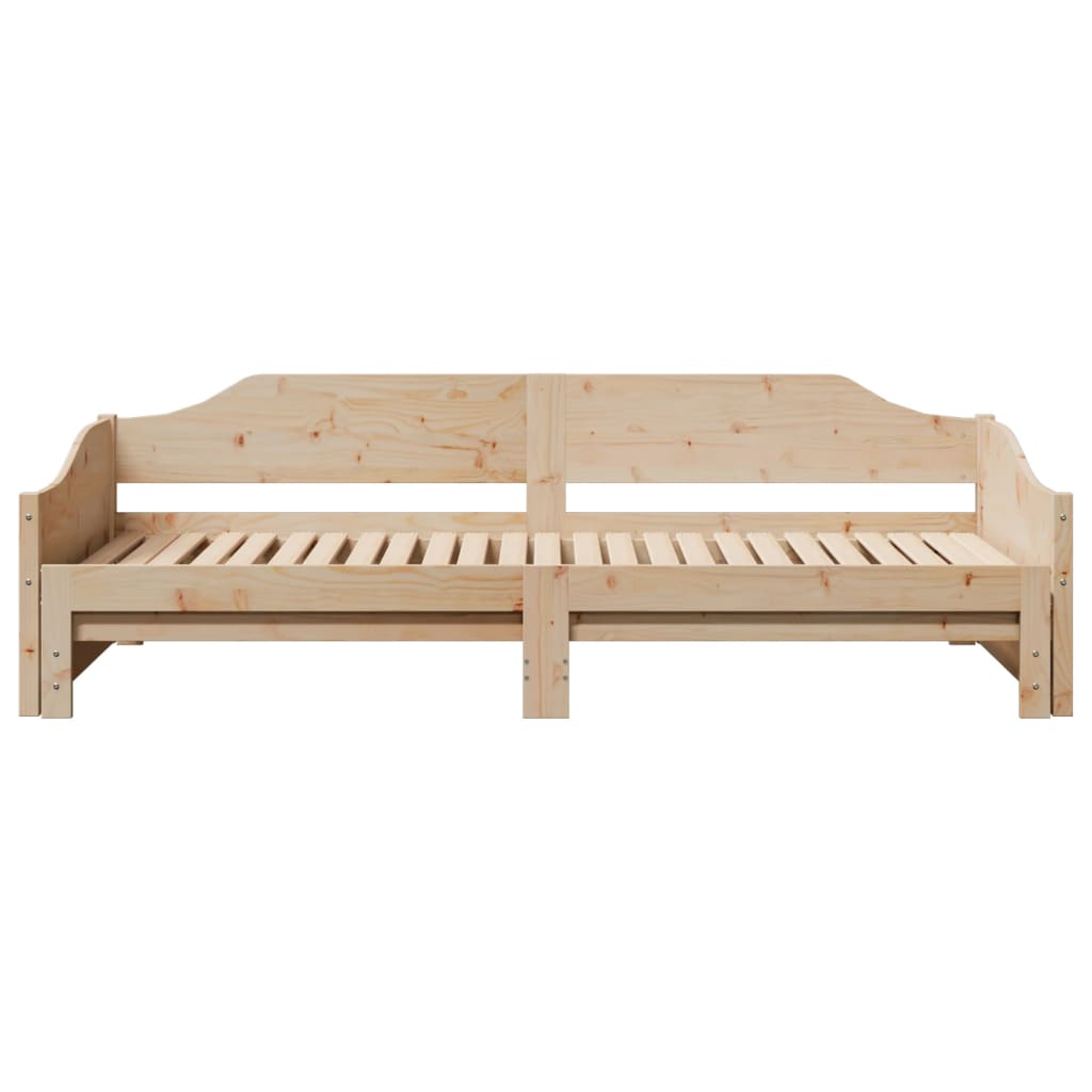 Daybed With Trundle Without Mattress Solid Wood