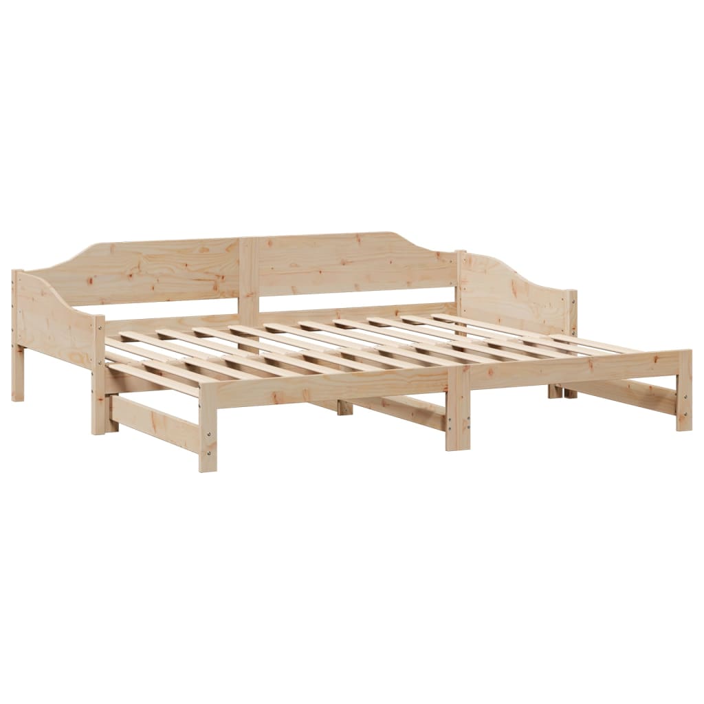 Daybed With Trundle Without Mattress Solid Wood