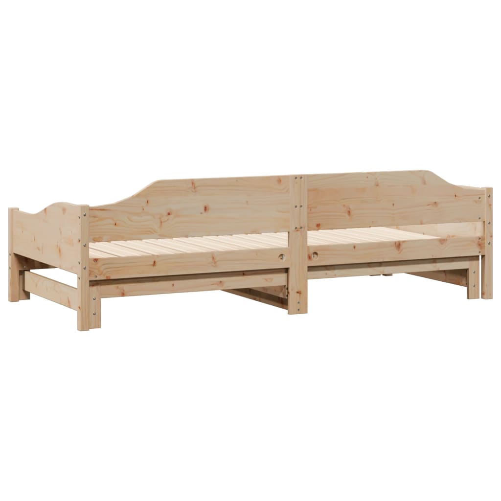 Daybed With Trundle Without Mattress Solid Wood