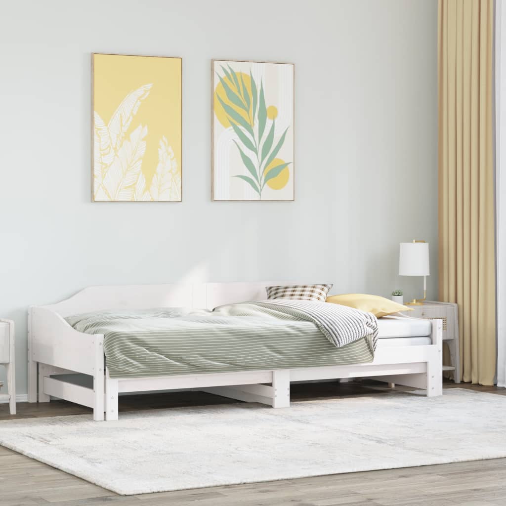 Daybed With Trundle Without Mattress Solid Wood