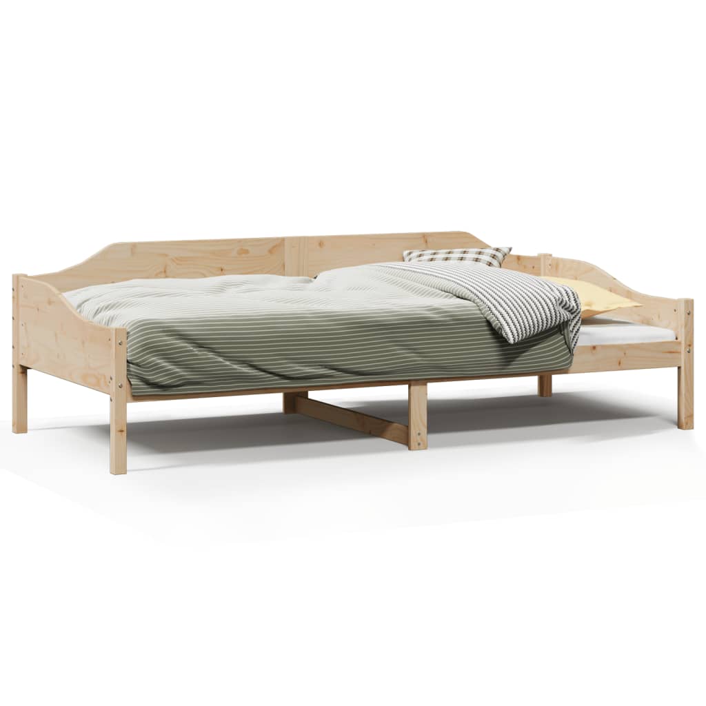 Bed Frame Without Mattress Solid Wood Pine