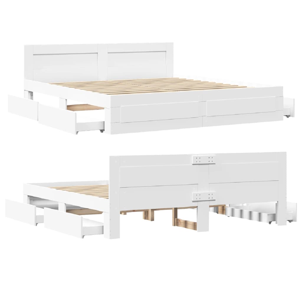 Bed Frame With Headboard Without Mattress