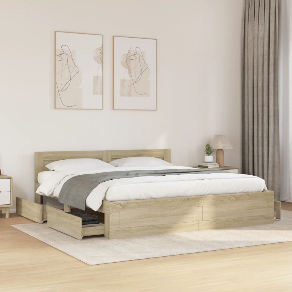Bed Frame With Headboard Without Mattress