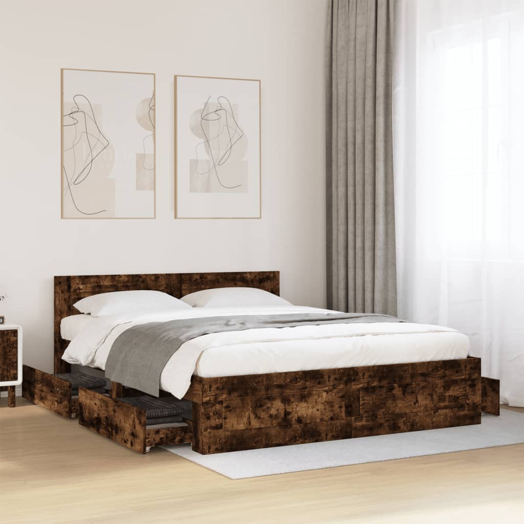 Bed Frame With Headboard Without Mattress