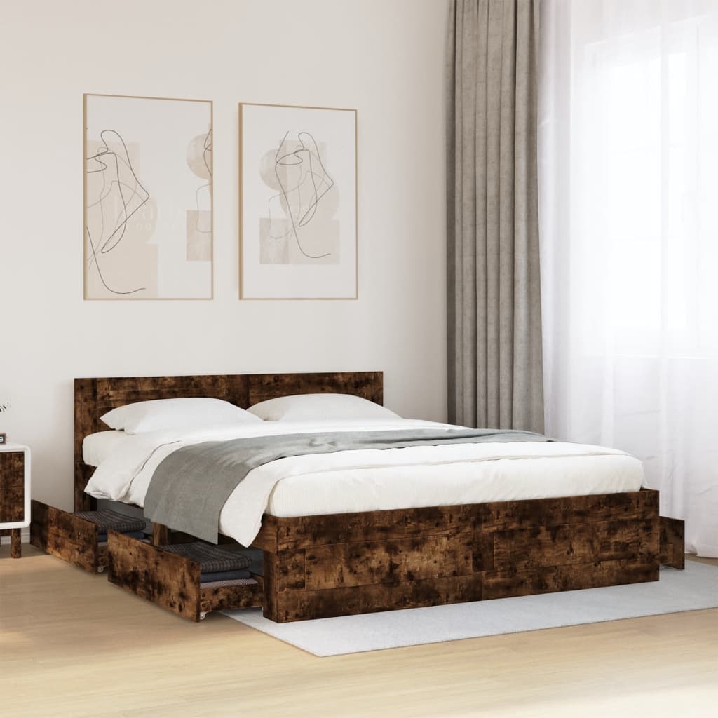 Bed Frame With Headboard Without Mattress