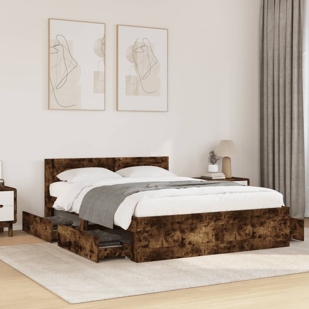 Bed Frame With Headboard Without Mattress