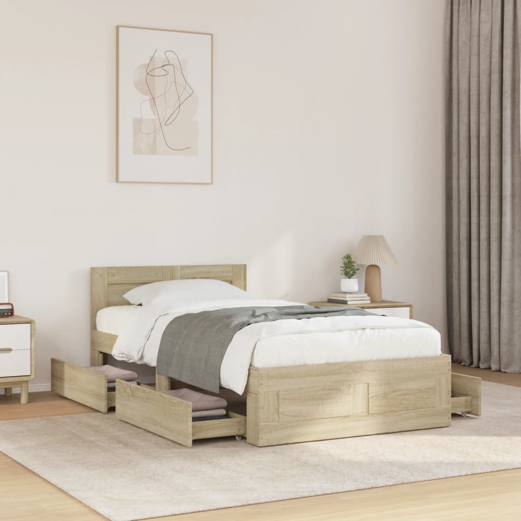 Bed Frame With Headboard Without Mattress