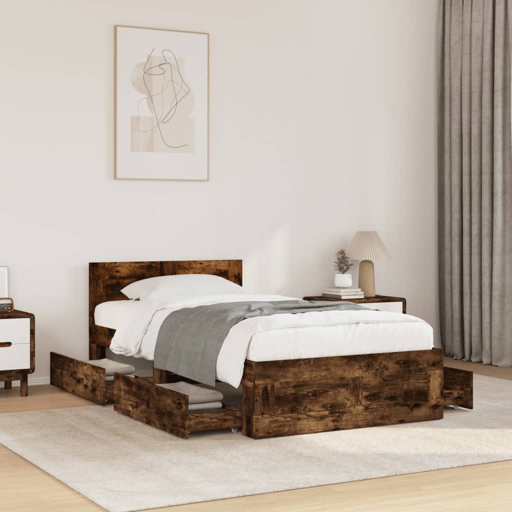 Bed Frame With Headboard Without Mattress