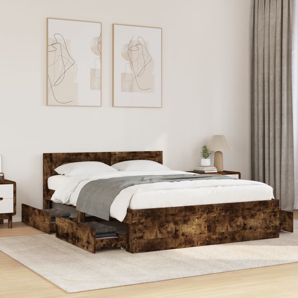 Bed Frame With Headboard Without Mattress