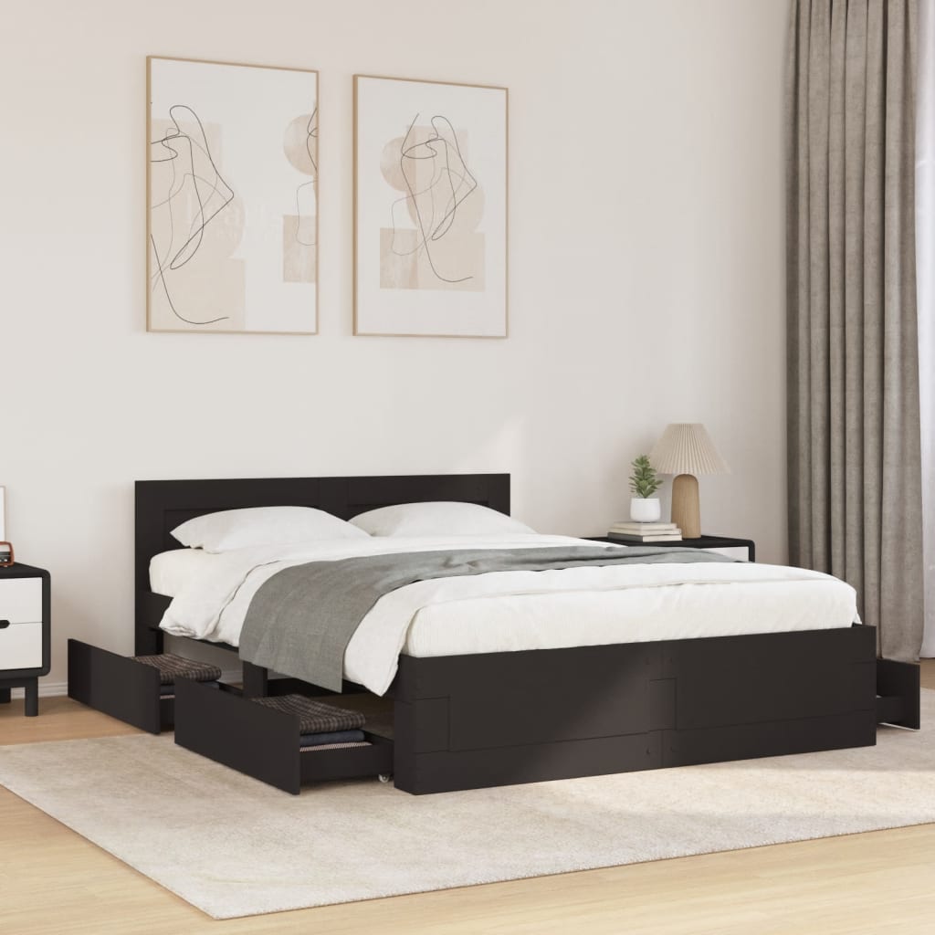 Bed Frame With Headboard Without Mattress