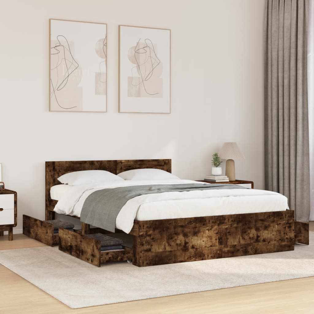 Bed Frame With Headboard Without Mattress