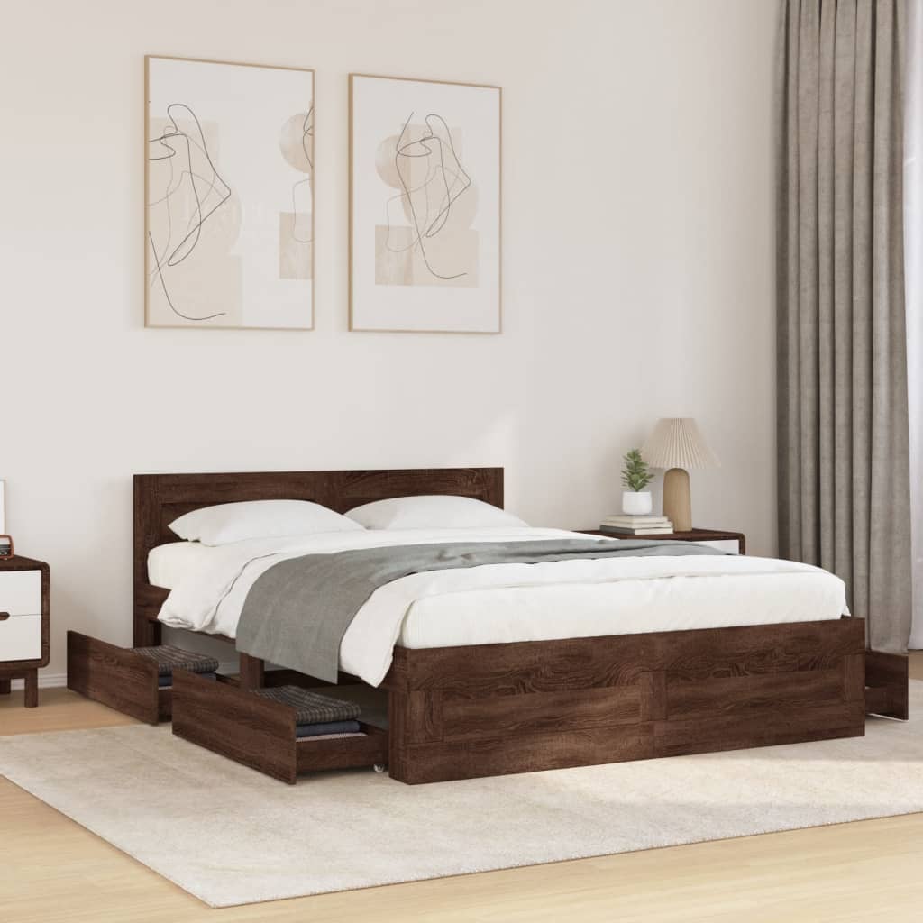 Bed Frame With Headboard Without Mattress