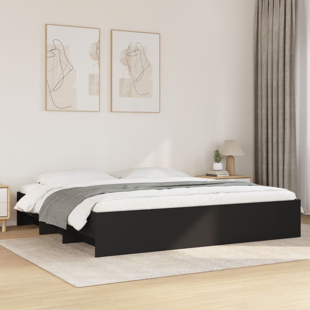 Bed Frame Without Mattress Engineered Wood