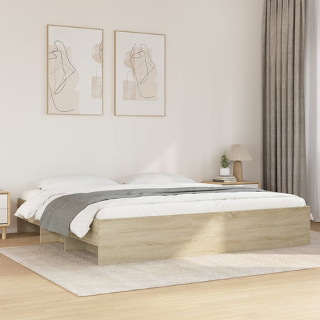 Bed Frame Without Mattress Engineered Wood