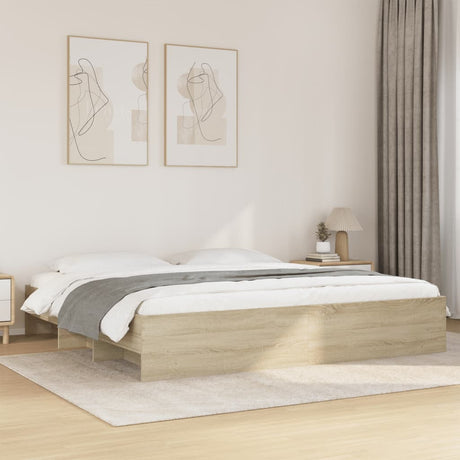 Bed Frame Without Mattress Engineered Wood