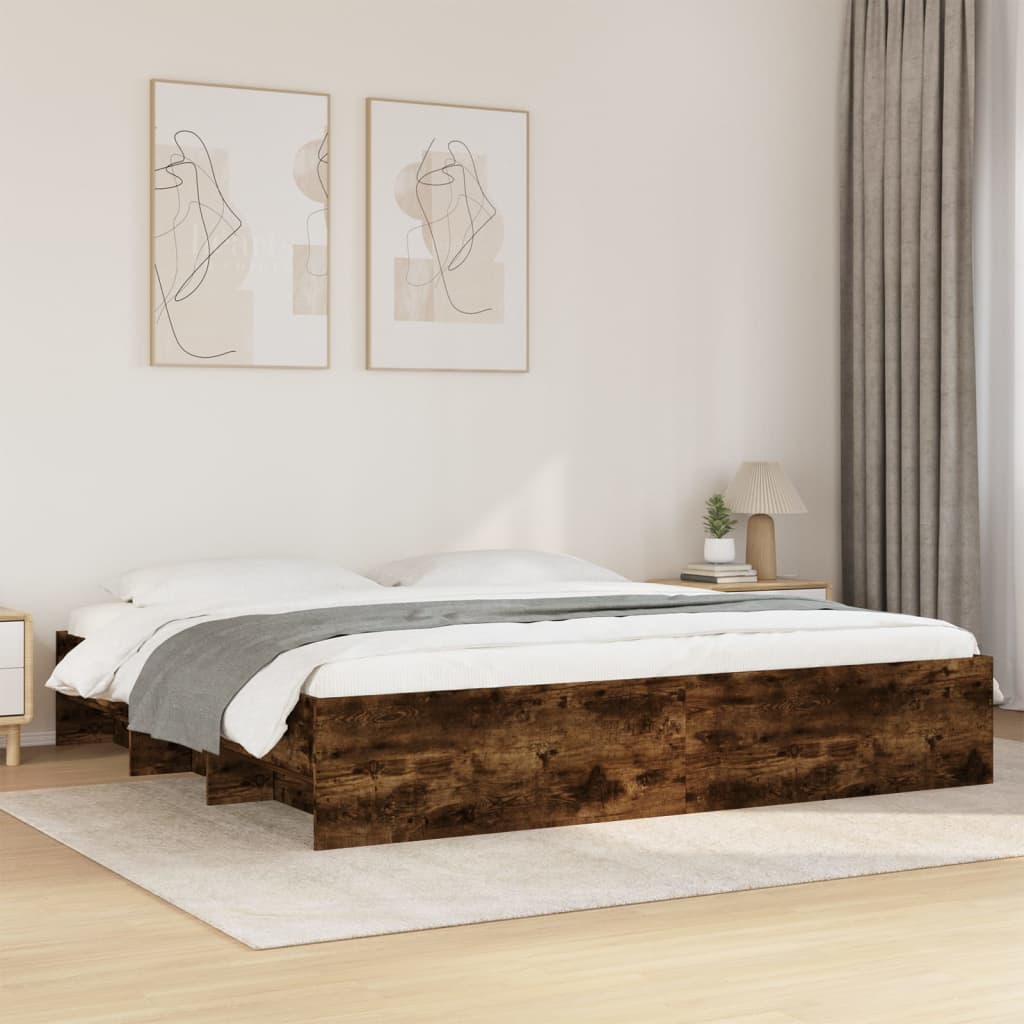 Bed Frame Without Mattress Engineered Wood
