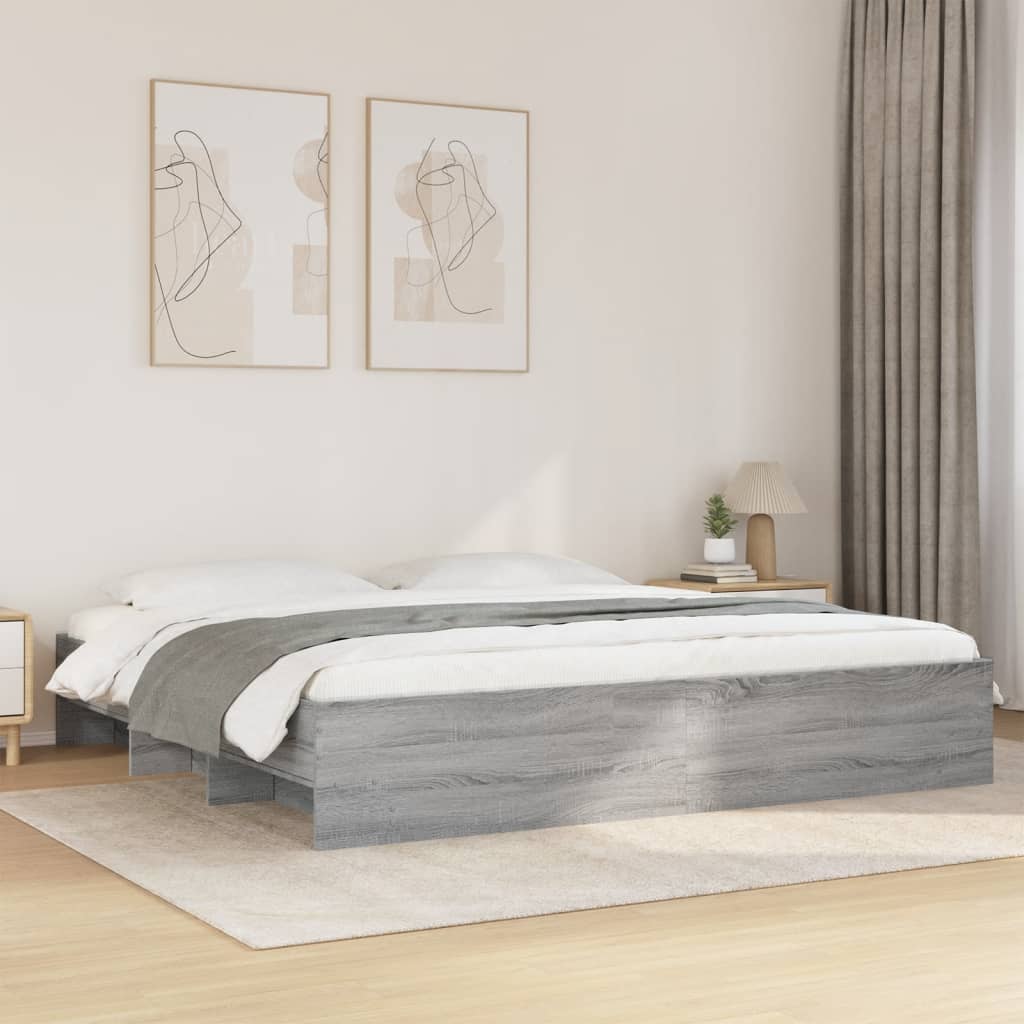 Bed Frame Without Mattress Engineered Wood