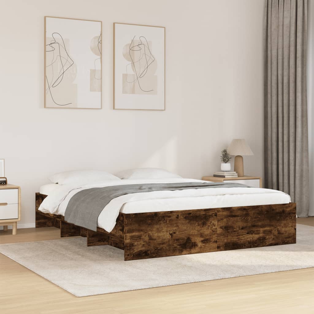 Bed Frame Without Mattress Engineered Wood