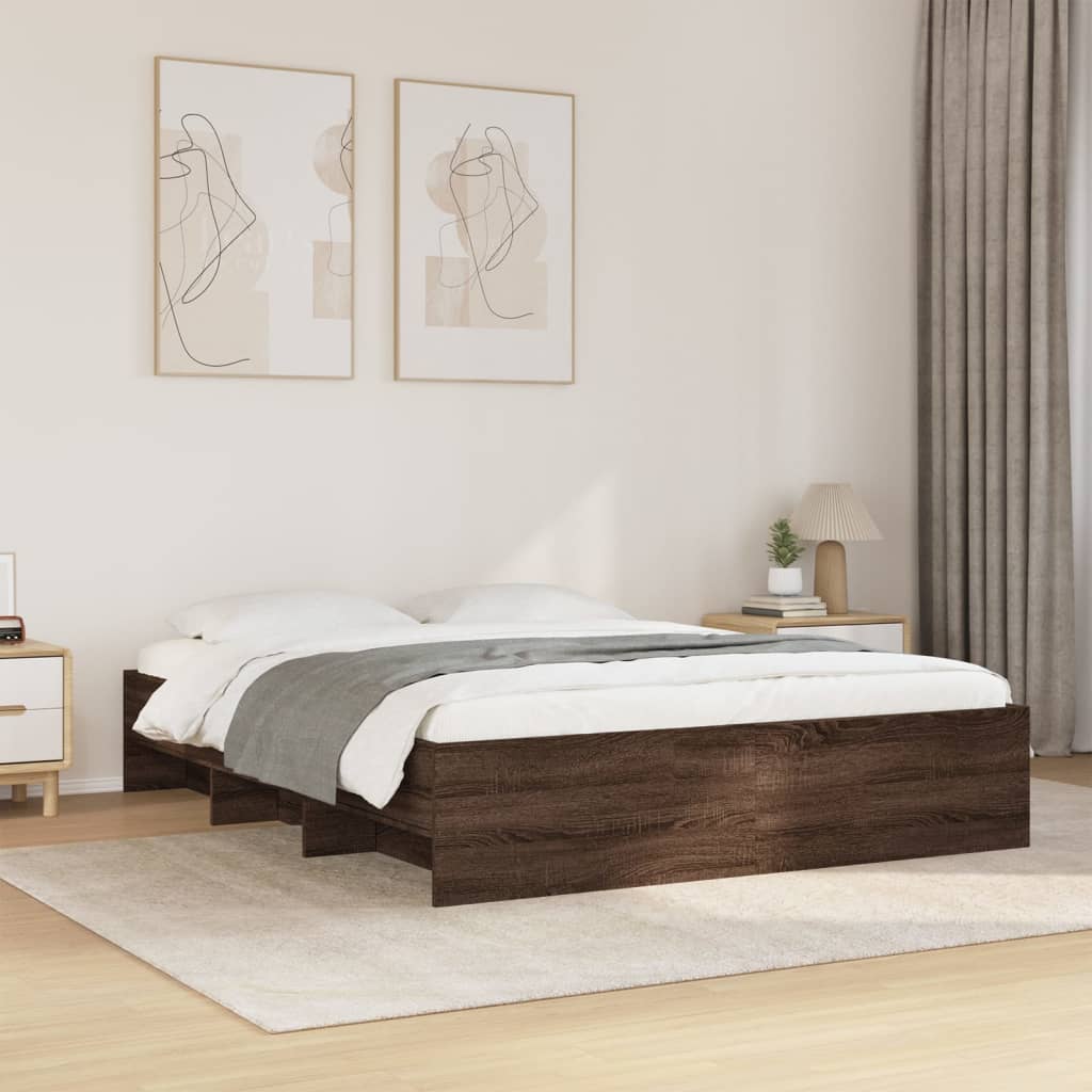 Bed Frame Without Mattress Engineered Wood
