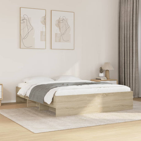 Bed Frame Without Mattress Engineered Wood