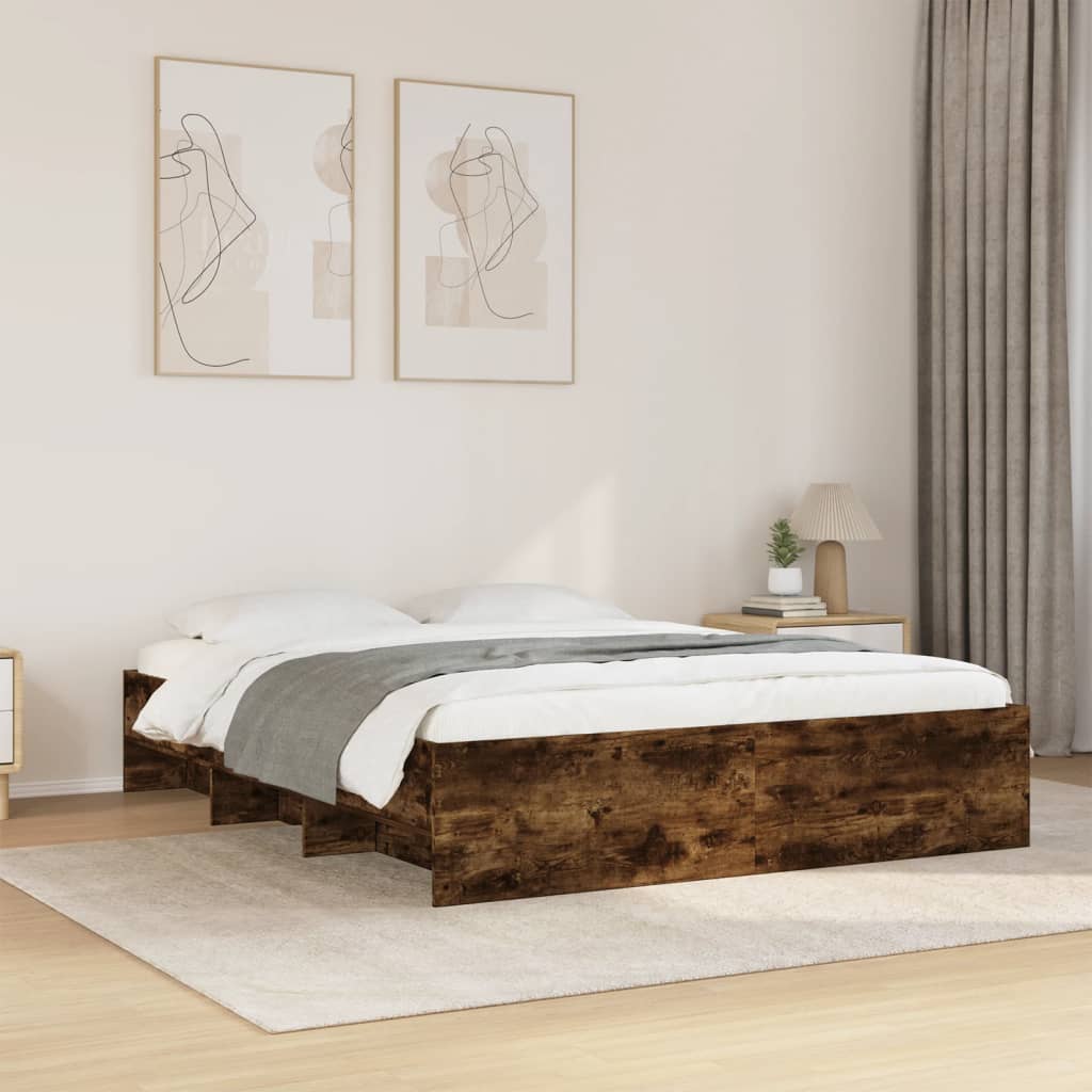 Bed Frame Without Mattress Engineered Wood