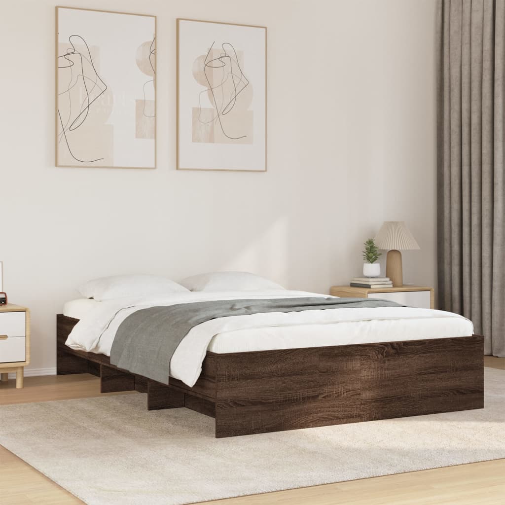Bed Frame Without Mattress Engineered Wood