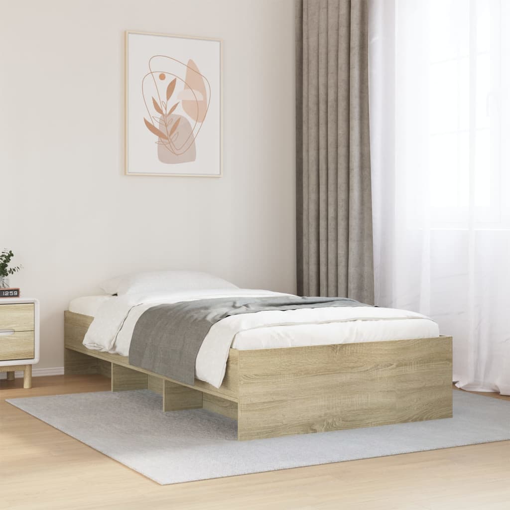Bed Frame Without Mattress Engineered Wood