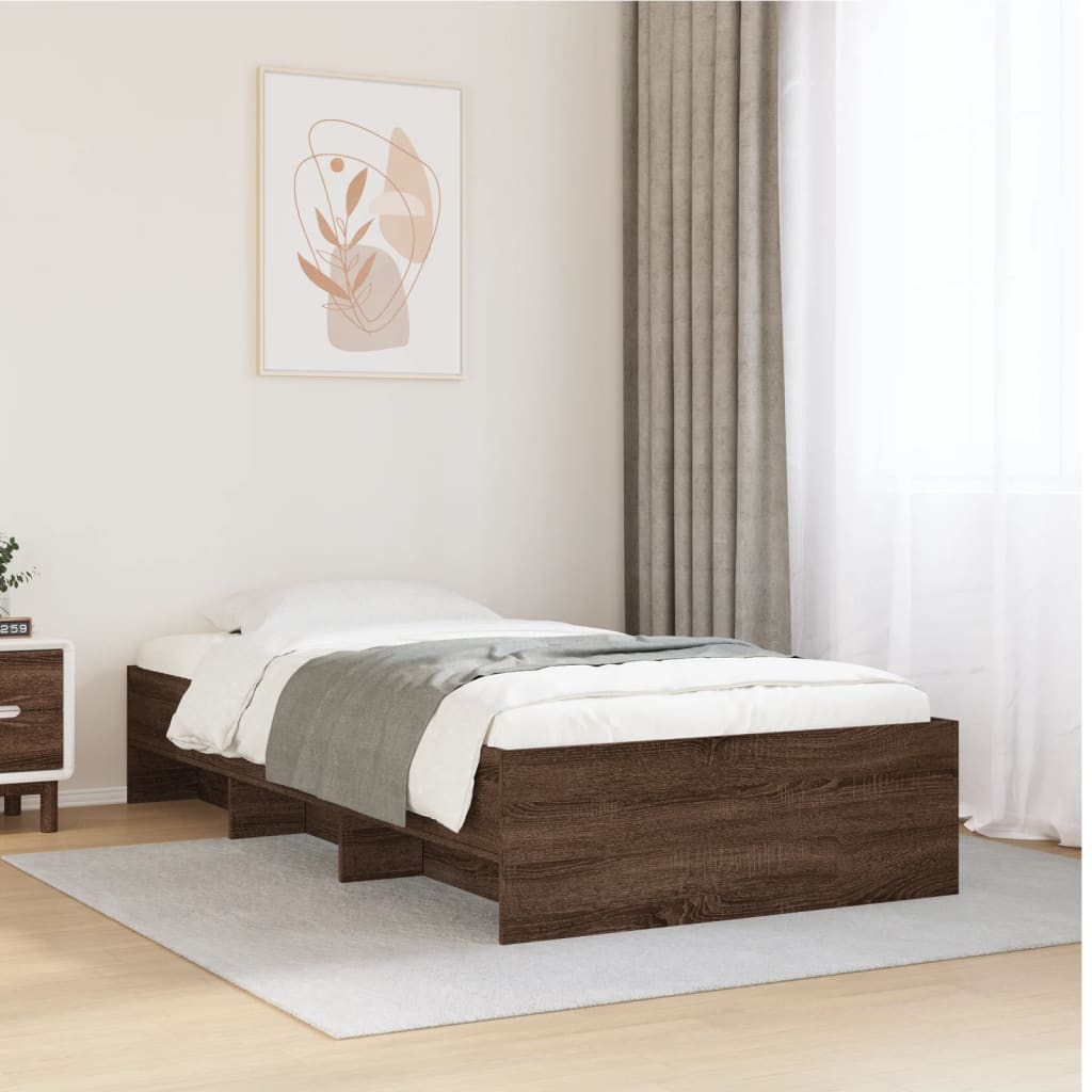Bed Frame Without Mattress Engineered Wood
