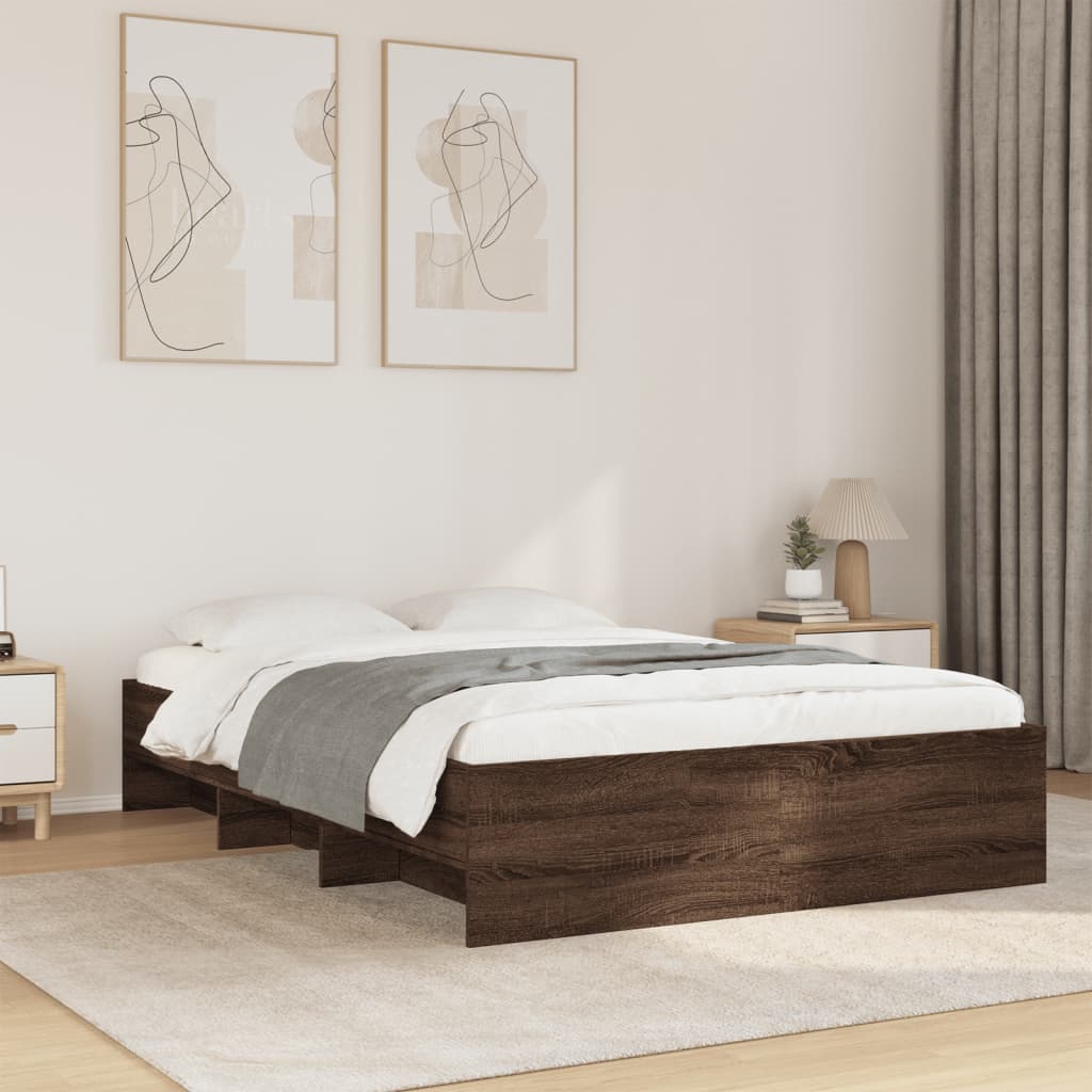 Bed Frame Without Mattress Engineered Wood
