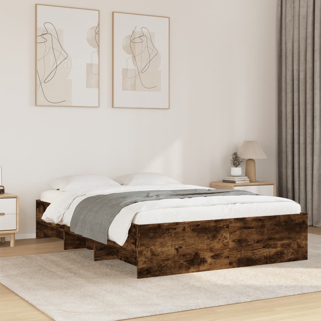 Bed Frame Without Mattress Engineered Wood