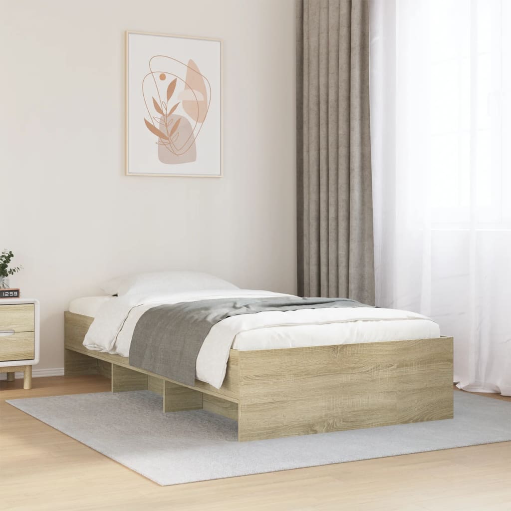 Bed Frame Without Mattress Engineered Wood