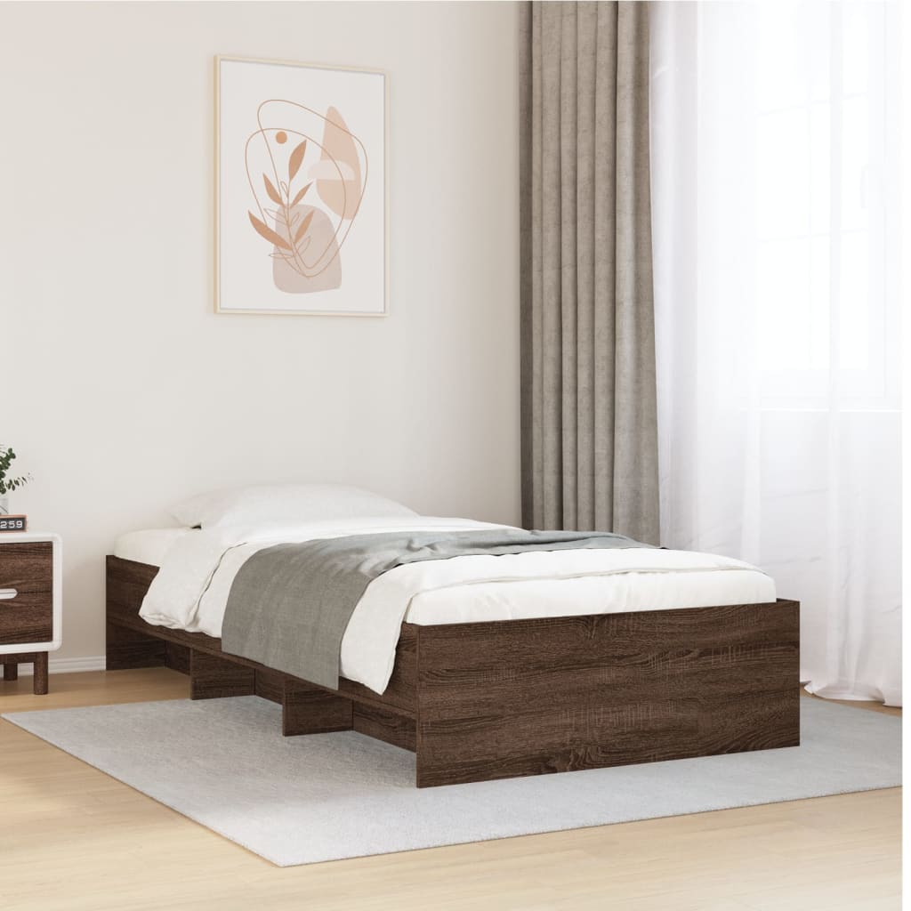 Bed Frame Without Mattress Engineered Wood