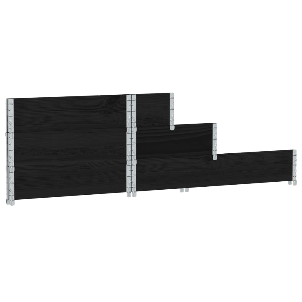 3-Tier Raised Bed 120X80 Cm Solid Wood Pine