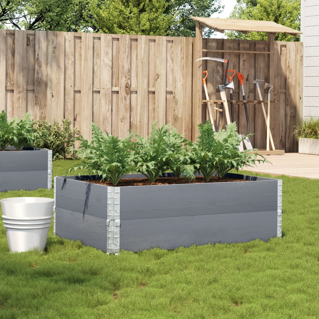 Garden Planter Brown 120X80 Cm Solid Wood Pine