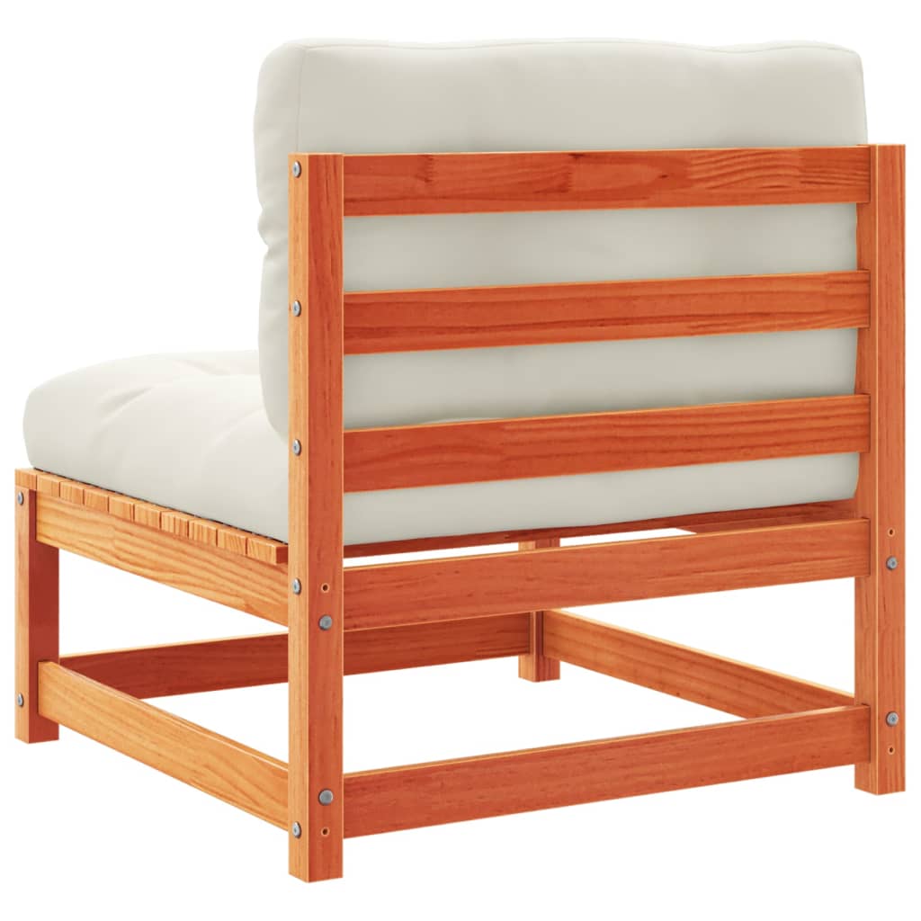 9 Piece Garden Sofa Set With Cushions Solid Wood Pine