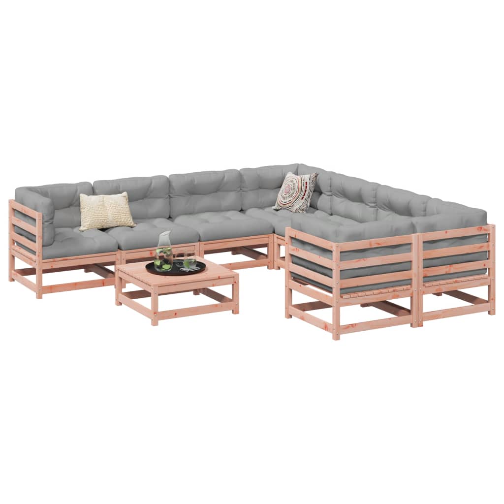 9 Piece Garden Sofa Set Impregnated Wood Pine