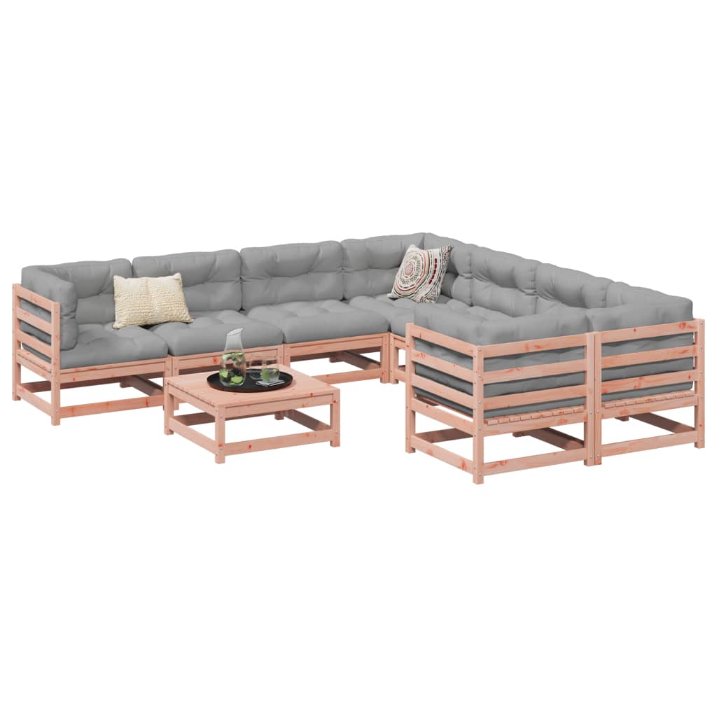 9 Piece Garden Sofa Set Impregnated Wood Pine