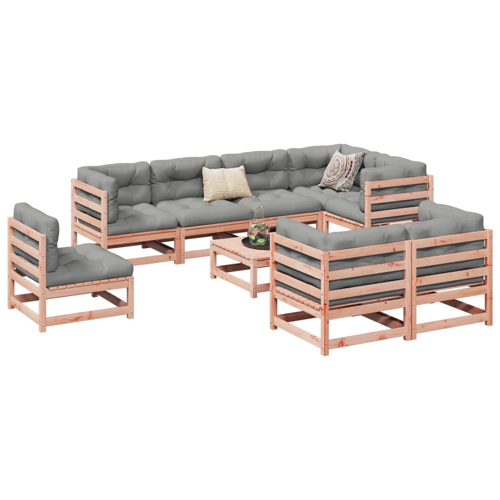 9 Piece Garden Sofa Set Impregnated Wood Pine