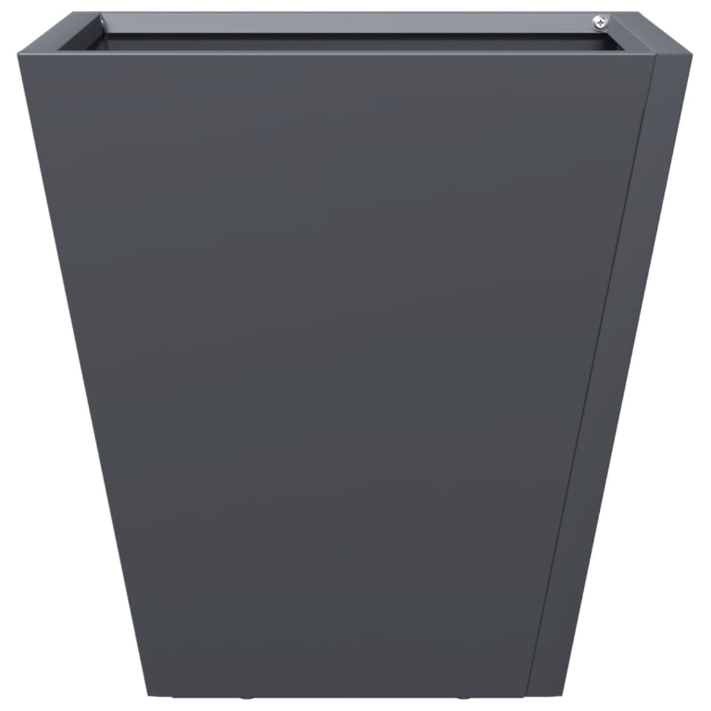 Garden Planters Anthracite 2 Pcs Steel