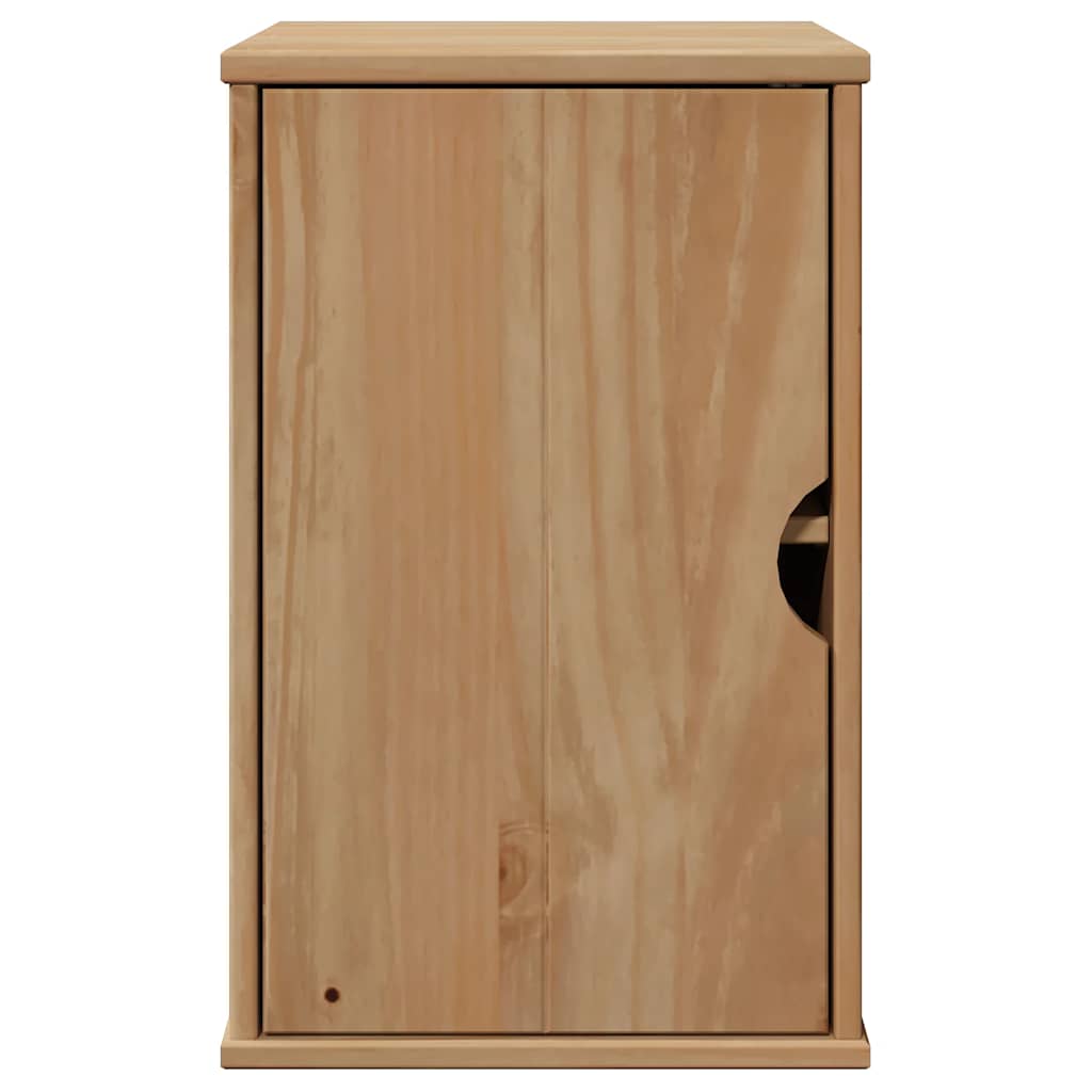 Bathroom Wall Cabinet Otta 35X30X55 Cm Solid Wood Pine