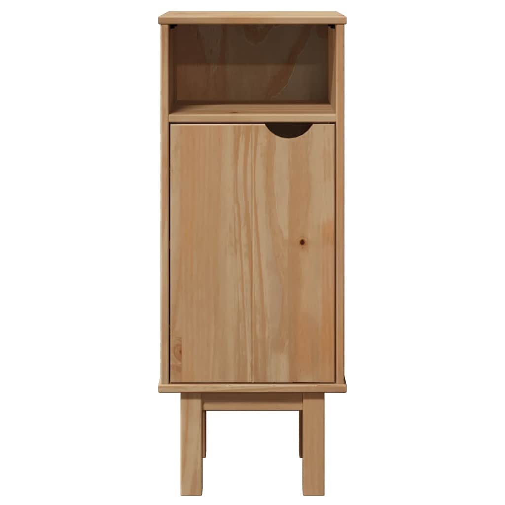 Bathroom Cabinet Otta 35X30X90 Cm Solid Wood Pine