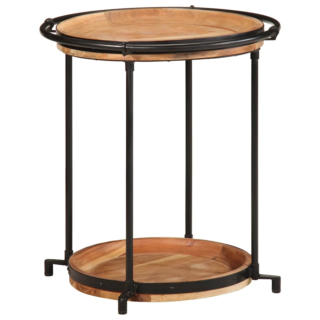 Side Table Ø55X60 Cm Solid Wood Mango