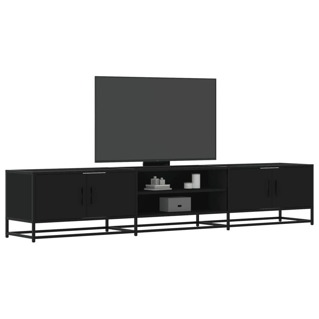 Tv Cabinet 100X35X41 Cm Engineered Wood And Metal