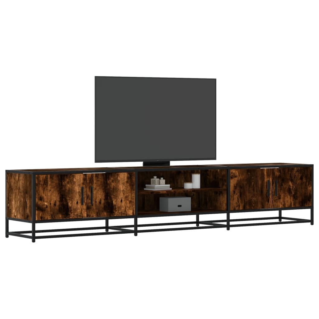 Tv Cabinet 100X35X41 Cm Engineered Wood And Metal