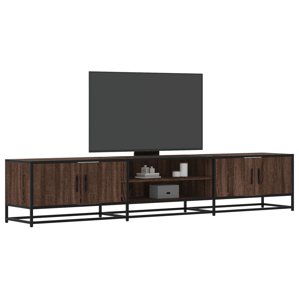 Tv Cabinet 100X35X41 Cm Engineered Wood And Metal