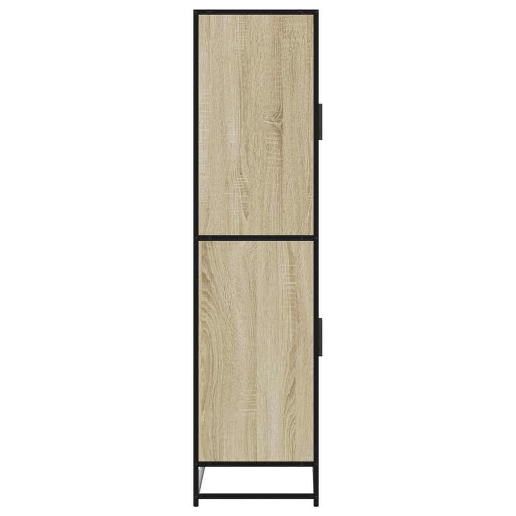 Highboard 68X35X139 Cm Engineered Wood